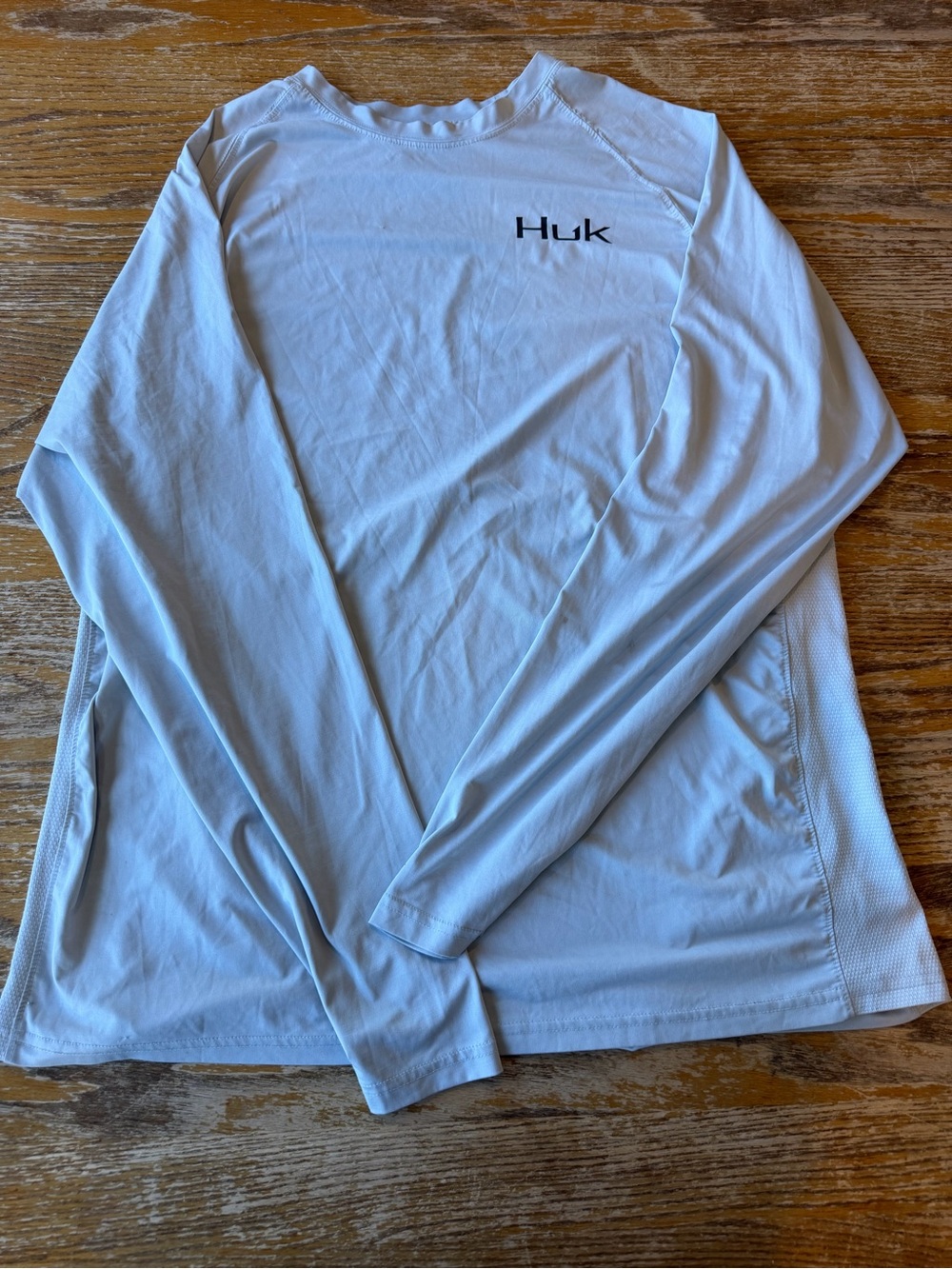 Huk Men’s Long Sleeve Performance Shirt — white